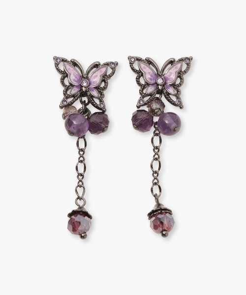 ANNA SUI（アナスイ） ピアス 蝶モチーフ 2WAYピアス レディース