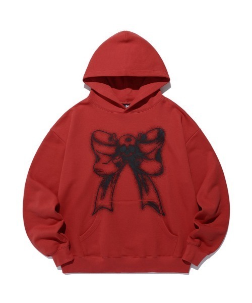 パーカー A'GEM/9 × .kom 「NICE GHOST CLUB/ナイスゴーストクラブ」 SKULL RIBBON HOODIE/スカルリボン NICE GHOST CLUB パーカー A'GEM/9 × .kom 「NICE CLUB/ナイス