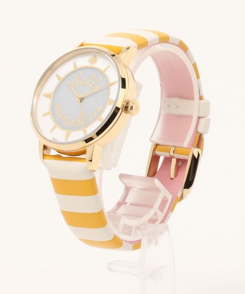 kate spade new york」 アナログ腕時計 ONESIZE イエロー レディース 