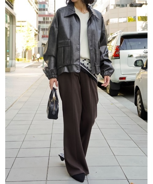 zara フェイクレザー フーディー ジップ ブルゾン L Y2K 黒 フェイクレザー フーデッド ジャケット - ブラック | ZARA Japan / 日本