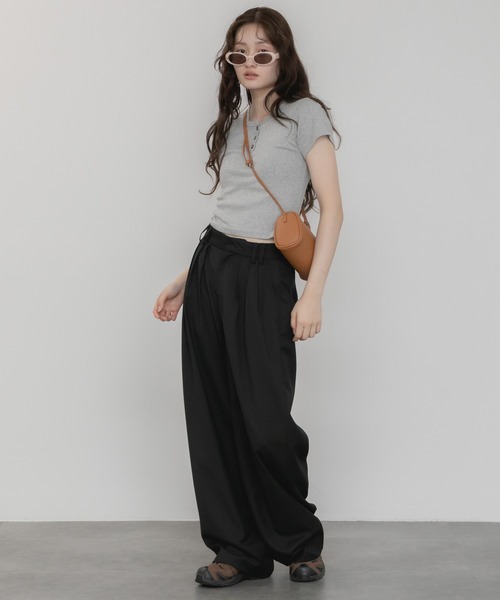 HEILIS スラックス パンツ 「original」3タックツイルワイド