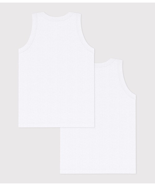 PETIT BATEAU（プチバトー） 肌着 タンクトップ2枚組 キッズ 子供 