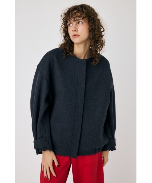 MOUSSY ジャケットコート MOUSSY コート アウター 2WAY SEMI SHEER ジャケット レディース