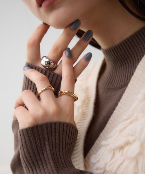 AZUL BY MOUSSY（アズールバイマウジー） 指輪 リング マルチ3連リング