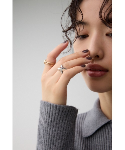 AZUL BY MOUSSY（アズールバイマウジー） 指輪 リング マルチ3連リング