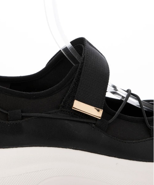 MAC MOC ♥ Grid メリージェーン スニーカー/追跡付 MAC MOC ♥ Grid メリージェーン スニーカー/追跡付