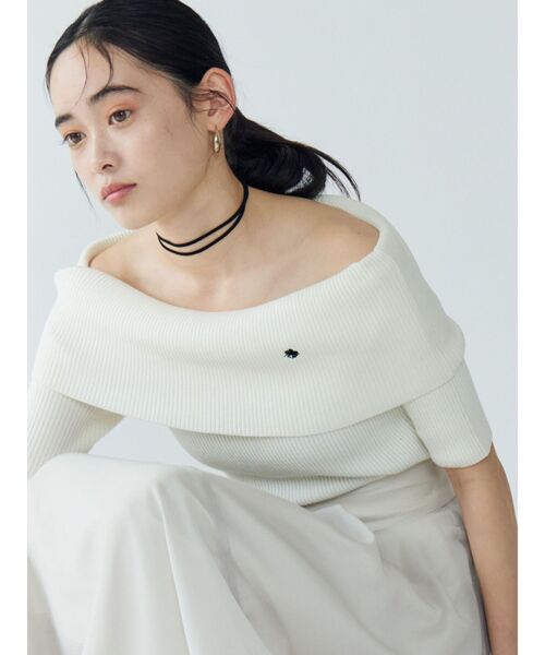 ニット セーター 「POLO BCSコラボ」オフショルニットプルオーバー レディース POLO BCS ニット セーター 「POLO BCSコラボ」オフショルニット