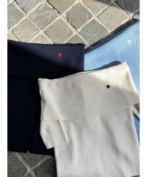 POLO BCSコラボ　オフショルニットプルオーバー POLO BCS ニット セーター 「POLO BCSコラボ」オフショルニット