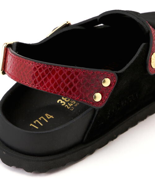 【送料関税込】 Birkenstock1774 Tokio II Lined サンダル 黒赤 Tokio II Lined 1774 Natural Leather red | BIRKENSTOCK