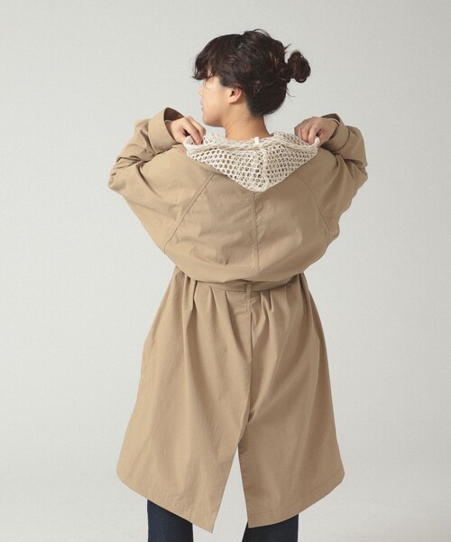 BEAMS BOY ステンカラーコート コート ソロテックス バルマカン