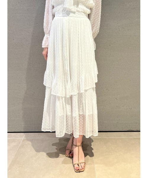 SNIDEL スカート シアーティアードスカート : ZOZOTOWN Yahoo!店