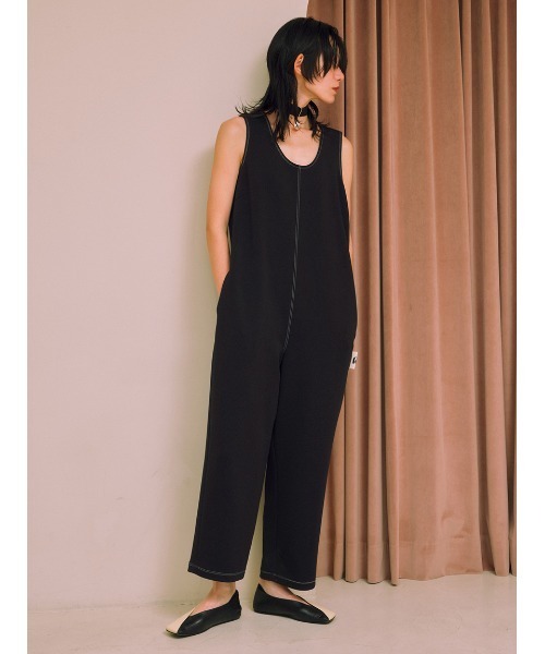 新品未使用　今期　null. / ヌル　ジャージールーズオールインワン null.（ヌル） オールインワン ジャージールーズオールインワン