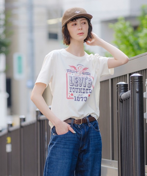 リーバイス Levis 【 Graphic Way Back Tee Ls 93 For Women 】 レディース Levis | Levis Graphic Way Back Tee Ls 93 For | Long Sleeve T