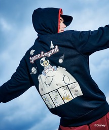 chiiii×united arrows ミッキーフーディー　パーカー glamb（グラム） パーカー 「Mickey Mouse」 Zip Up Hoodie