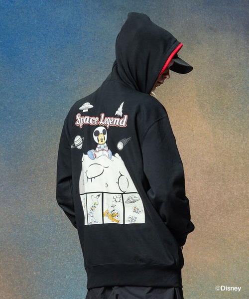 予約販売 glamb パーカー 「Mickey Mouse」 Zip Up Hoodie / 「ミッキー トップス