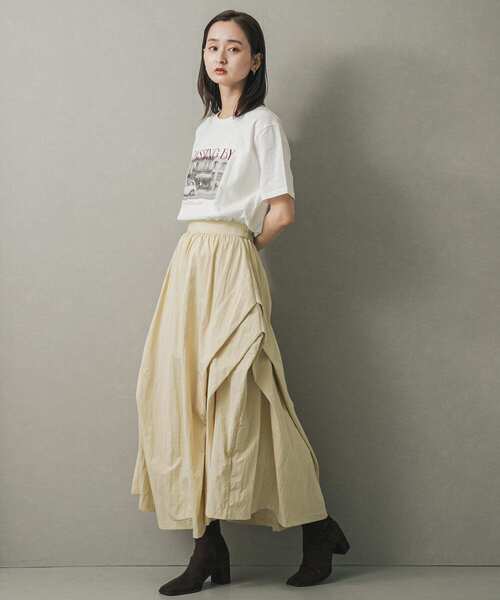 SENSE OF PLACE by URBAN RESEARCH スカート サイドタック