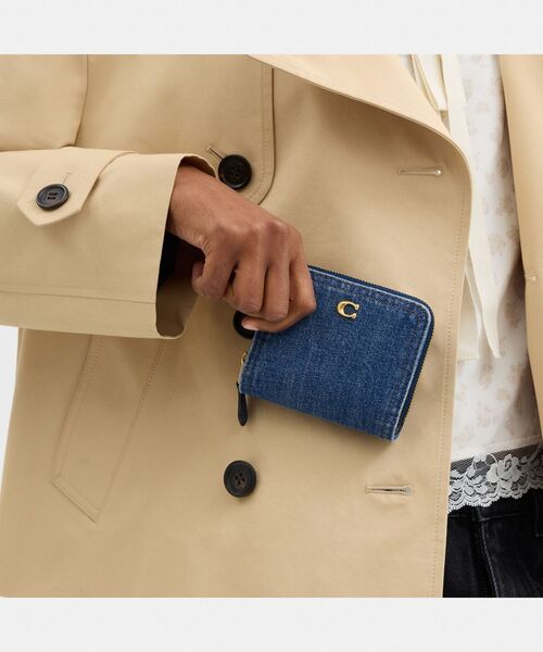 COACH 財布 エッセンシャル ビルフォールド ウォレット・デニム