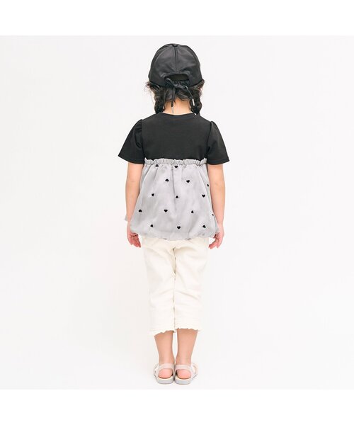 apres les cours tシャツ 「ジュニア対応」ハート刺繍バルーン