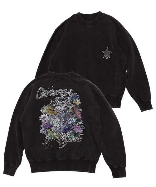 トレーナー スウェット 「限定展開」BACK PRINT HASU SWEAT レディース メンズ