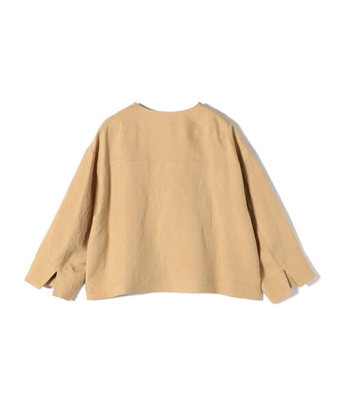 8800円→7100円！Primary NavyLabelローポイントブラウス SHIPS ブラウス シャツ Primary Navy Label:麻 レーヨン ノー