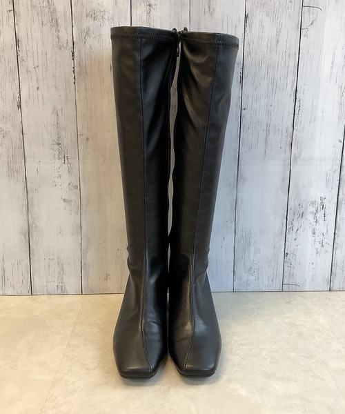 「Noubel Voug Relax」 ロングブーツ M ブラック系その他 レディース_画像4