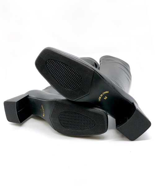 「Noubel Voug Relax」 ロングブーツ M ブラック系その他 レディース_画像9