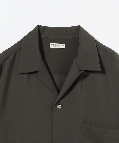 BEAUTY＆YOUTH UNITED ARROWS シャツ ドレープ ツイル オープン