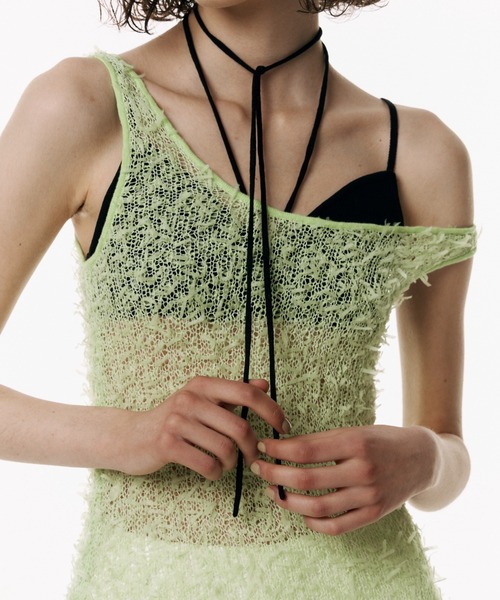 JOSE MOON（ジョゼムーン） ワンピース PAPER RIBBON KNIT DRESS