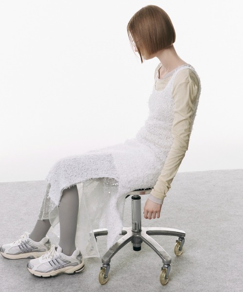JOSE MOON（ジョゼムーン） ワンピース PAPER RIBBON KNIT DRESS