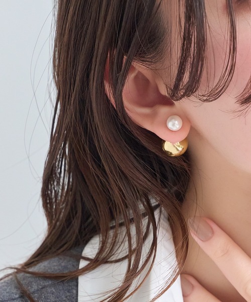 Phoebe（フィービー） ピアス 「雑誌掲載」メタルボールバックキャッチ 