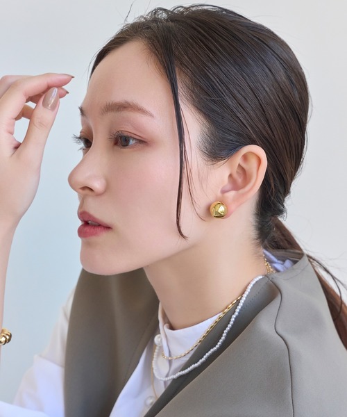 Phoebe（フィービー） ピアス 「雑誌掲載」メタルボールバックキャッチ 