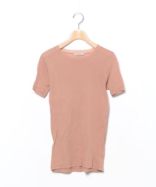 AURALEE 「AURALEE」 半袖Tシャツ 1 ブラウン レディース