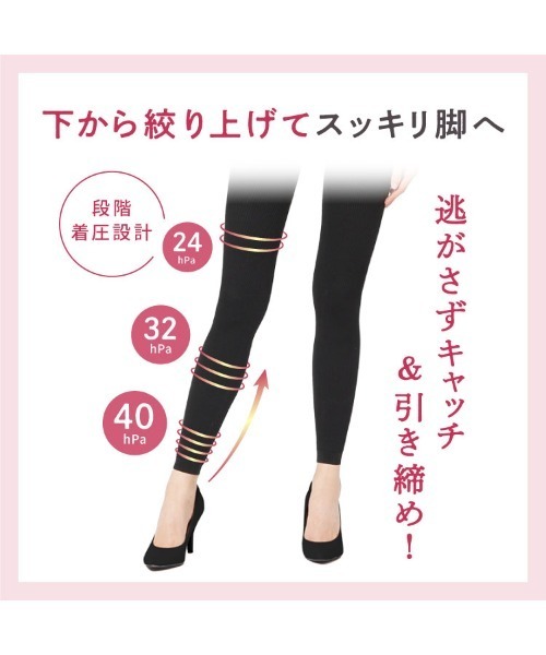 BELLE SERIES（ベルシリーズ） レギンス スパッツ リブ着圧レギンス