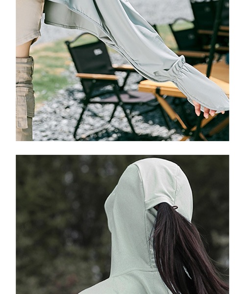 Lace Ladies ラッシュガード サンバイザー付き ボレロ風