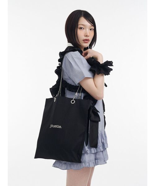 jouetie（ジュエティ） トートバッグ 「再入荷」jouetieチェーントート