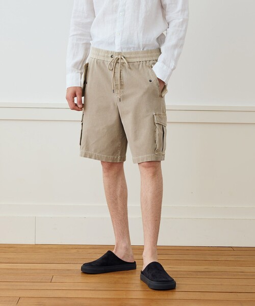 ハーフパンツ パンツ コットンブレンドテリー カーゴショーツ MWCT4288 メンズの画像