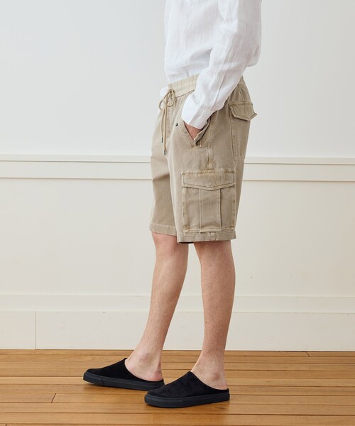 ハーフパンツ パンツ コットンブレンドテリー カーゴショーツ MWCT4288 メンズの画像