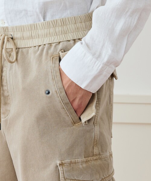 ハーフパンツ パンツ コットンブレンドテリー カーゴショーツ MWCT4288 メンズの画像