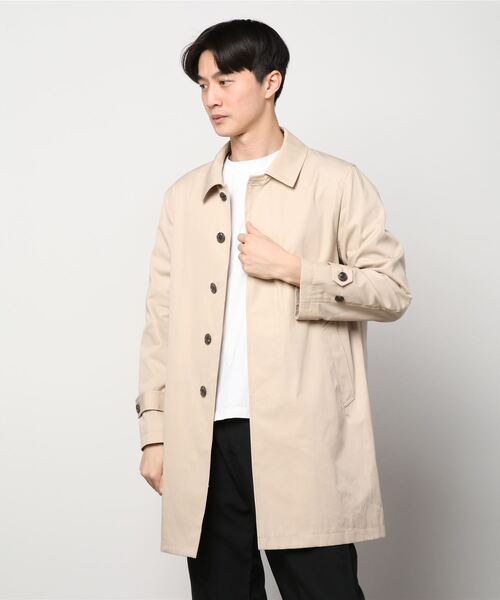 BEAMS HEART（ビームス ハート） ステンカラーコート 46(M) ベージュ
