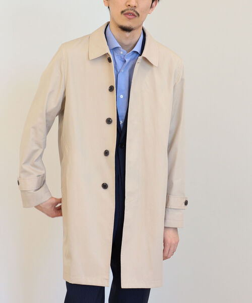BEAMS HEART（ビームス ハート） ステンカラーコート 46(M) ベージュ
