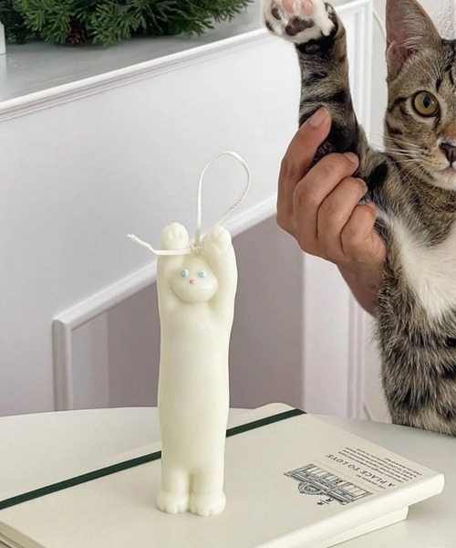 CERCA キャンドル 「 somni / ソニ 」stand cat candle 猫キャンドル