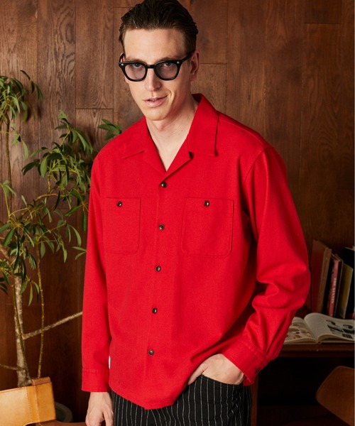トップス schott HV SHIRT セール】Schott/ショット/HV SHIRT 'DOT AND STRIPE'/ヘンプビス
