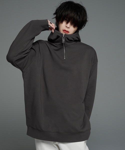 新品タグ付✨ADORE SWEAT 2024 プルオーバー 定価3万 vintage make short duck blouson reversible zip parka （duck/pu