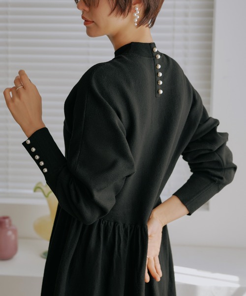 RUIRUE BOUTIQUE（ルイルエブティック） ニットワンピース M ブラック