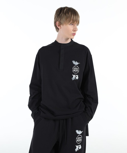 Y-3ポロシャツ Y-3 ポロシャツ LONG SLEEVE POLO SHIRT メンズ : ZOZOTOWN