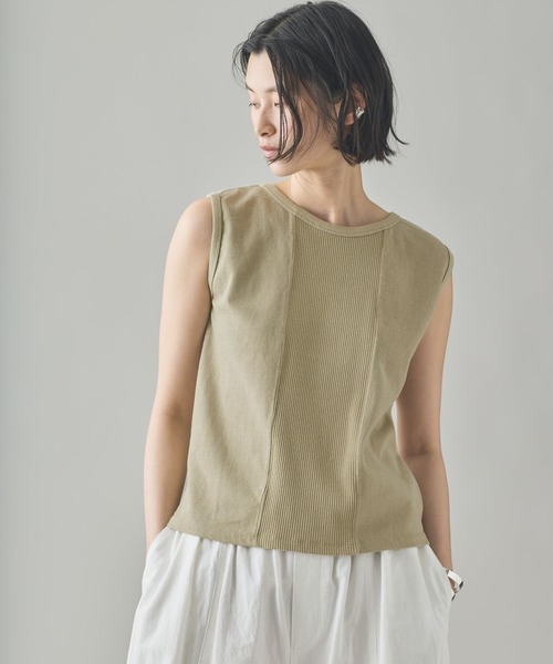 tシャツ Curensology(カレンソロジー)/「＆RC」フェードコンビノースリーブプルオーバー レディース Curensology tシャツ Curensology(カレンソロジー)/「＆RC