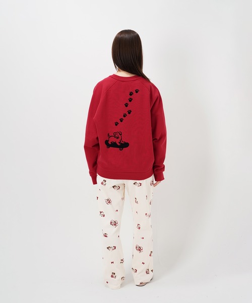 パンツ “CAT”＆“DOG” Midori Nakajima サーマルパンツ レディース