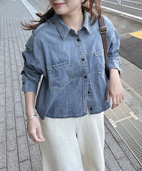 JOURNAL STANDARD ブラウス シャツ 「追加」ライトオンスデニム