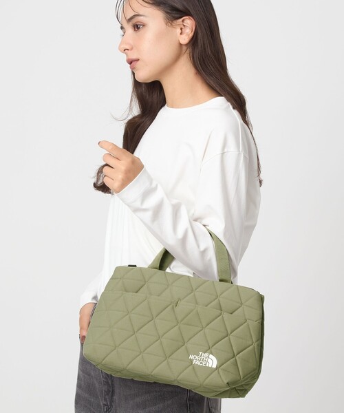 美品⭐︎ジオフェイス⭐︎ノースフェイス⭐︎トート 今季新色○TNF ノースフェイス ジオフェイスボックストート (THE