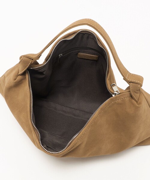 beauty&youthダークブラウン スエード ショルダーバッグ BEAUTY＆YOUTH UNITED ARROWS ショルダーバッグ バッグ スエード